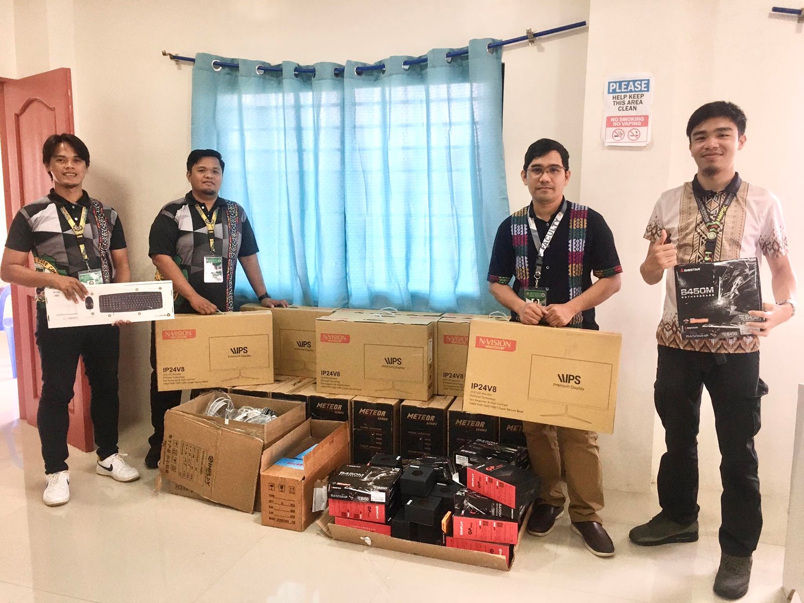 𝑬𝑰𝑮𝑯𝑻 (8) 𝑵𝑬𝑾 𝑫𝑬𝑺𝑲𝑻𝑶𝑷 𝑪𝑶𝑴𝑷𝑼𝑻𝑬𝑹𝑺 𝑾𝑰𝑻𝑯 𝑪𝑶𝑴𝑷𝑳𝑬𝑻𝑬 𝑨𝑪𝑪𝑬𝑺𝑺𝑶𝑹𝑰𝑬𝑺 𝑨𝑹𝑹𝑰𝑽𝑬𝑫 𝑨𝑻 𝑻𝑯𝑬 𝑪𝑶𝑳𝑳𝑬𝑮𝑬 𝑶𝑭 𝑰𝑵𝑭𝑶𝑹𝑴𝑨𝑻𝑰𝑶𝑵 𝑻𝑬𝑪𝑯𝑵𝑶𝑳𝑶𝑮𝒀 (𝑪𝑰𝑻), 𝑨𝑵𝑫 𝑨𝑵𝑶𝑻𝑯𝑬𝑹 𝑻𝑾𝑶 (2) 𝑺𝑬𝑻𝑺 𝑭𝑶𝑹 𝑻𝑯𝑬 𝑶𝑭𝑭𝑰𝑪𝑬 𝑶𝑭 𝑻𝑯𝑬 𝑷𝑹𝑬𝑺𝑰𝑫𝑬𝑵𝑻, 𝑨𝑵𝑫 𝑭𝑶𝑹 𝑻𝑯𝑬 𝑷𝑳𝑨𝑵𝑵𝑰𝑵𝑮 𝑨𝑵𝑫 𝑷𝑹𝑶𝑱𝑬𝑪𝑻 𝑫𝑬𝑽𝑬𝑳𝑶𝑷𝑴𝑬𝑵𝑻 𝑶𝑭𝑭𝑰𝑪𝑬.